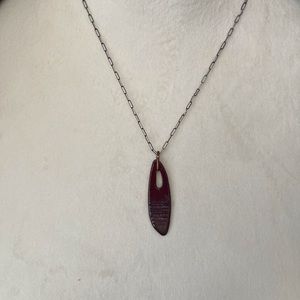 Handcrafted enamel necklace